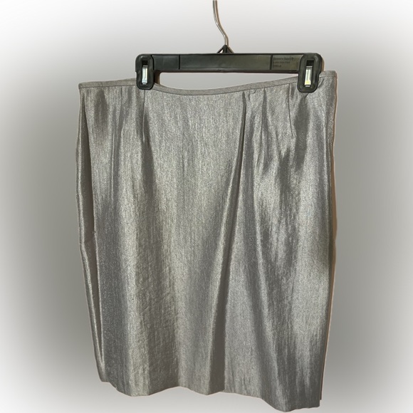 Kasper Women’s Skirt Set Silver Sz 14P - Picture 6 of 10